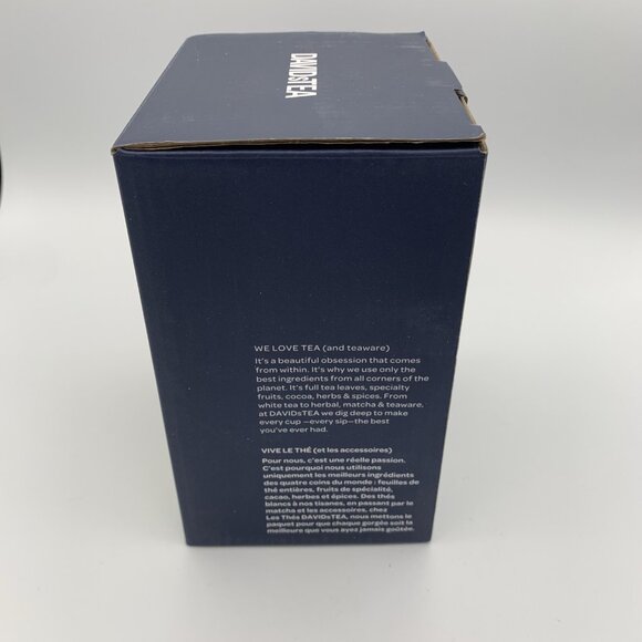 Davids Tea Color Changing Nordic Mug Christmas Tree Navy W/Infuser - Picture 11 of 16